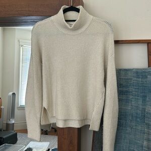 Abercrombie Cream Mock Neck Sweater